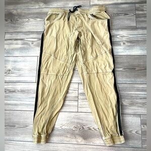MODERN CULTURE Men’s Khaki Drawstring Pants | Size Large | Men’s Jogger Pants